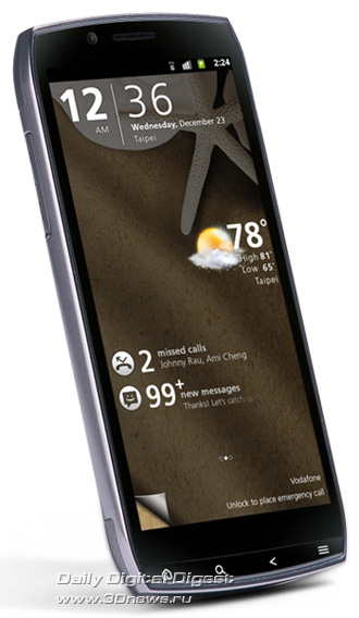 MWC 2011: смартфон Acer Iconia Smart подойдет фотолюбителям