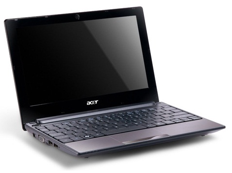 Acer представила ноутбук на базе процессора Intel Atom N570