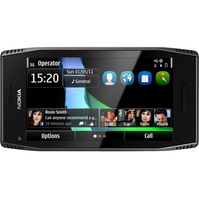 Nokia E6 для бизнес-пользователей, Nokia X7 – устройств для развлечений