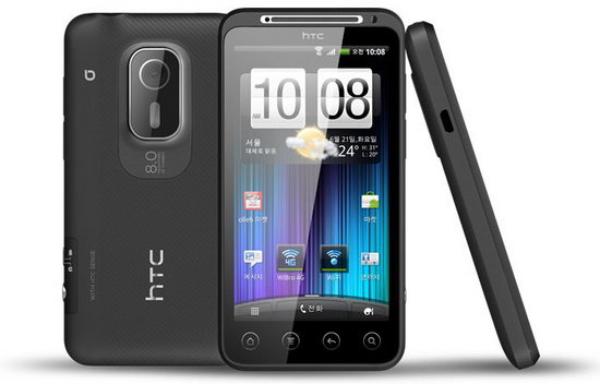 HTC EVO 4G+ с поддержкой WiBro появился в Южной Корее
