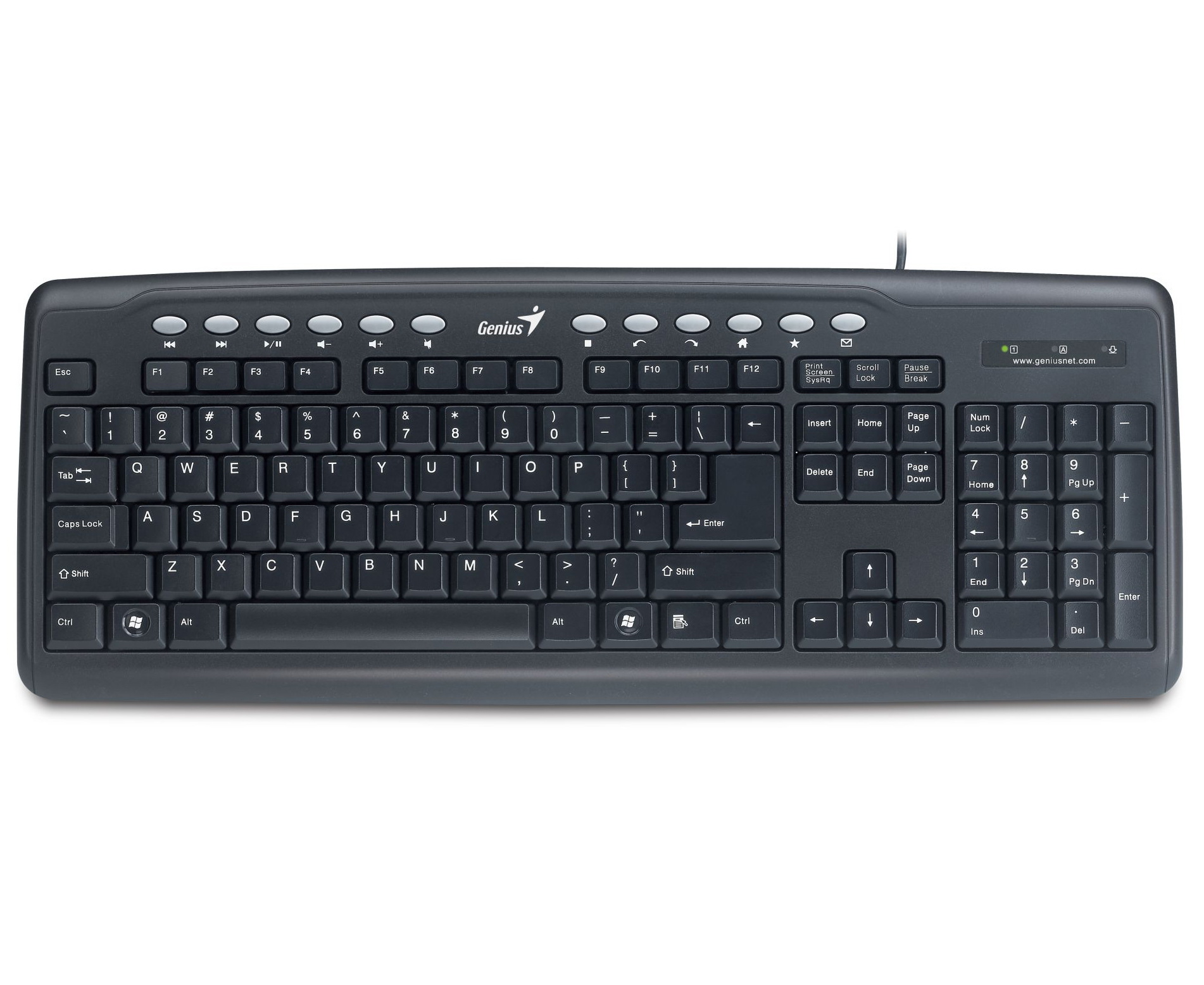 Новая мультимедийная клавиатура Genius KB-M220