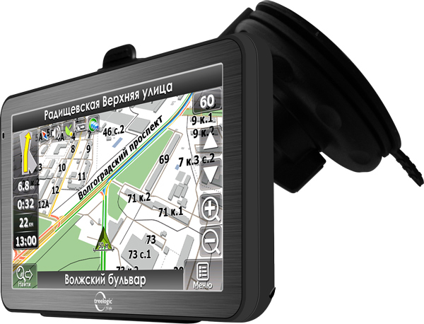 Новый GPS-навигатор Treelogic