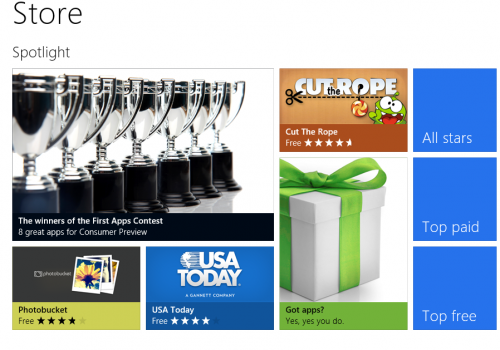 Windows Store: знакомство с магазином приложений