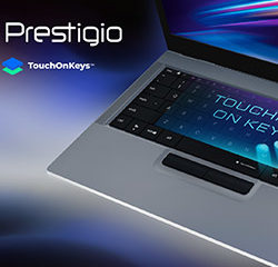Prestigio й Clevetura представляють перший у світі ноутбук із тачпадом, вбудованим у клавіатуру