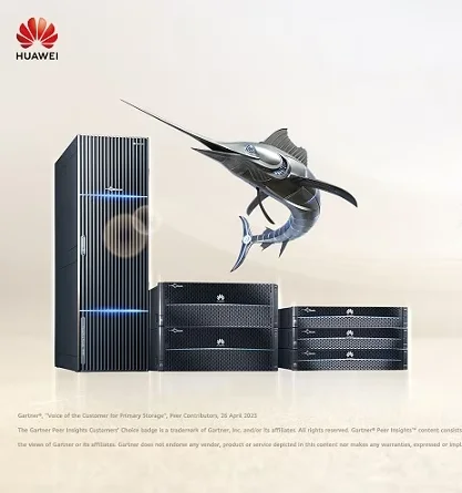 Компанія Huawei стала вибором клієнтів у 2023 році за версією Gartner Peer Insights™ за свою основну систему зберігання даних OceanStor Dorado All-Flash