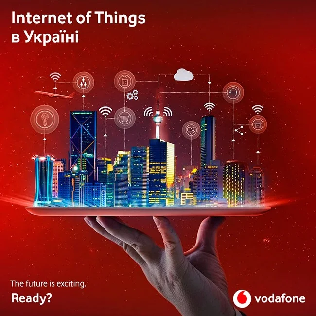 Vodafone спростив доступ до мережі NB-IoT у Києві