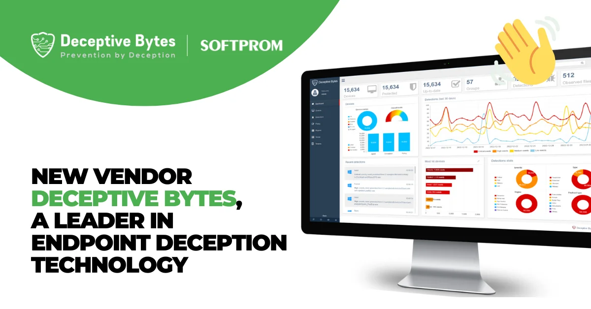 Softprom підписав дистриб’юторську угоду з Deceptive Bytes, лідером у галузі технології маскування кінцевих точок