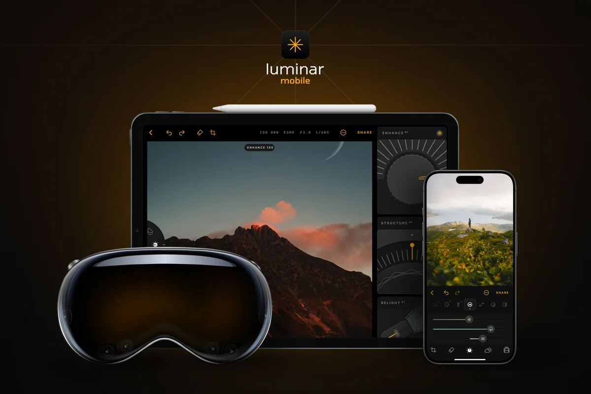 Skylum представив Luminar Mobile: ШІ-фоторедактор тепер доступний на всіх пристроях Apple, включаючи iPhone