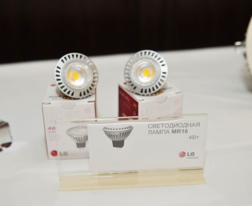 Компания LG Electronics представила в Украине плазменное и LED-освещение
