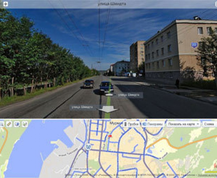 Панорамы улиц в мобильных Яндекс.Картах