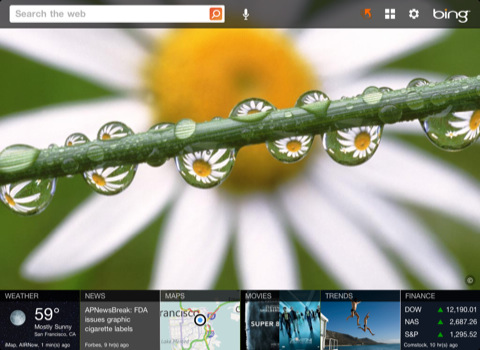 Версия Bing для iPad получает поддержку ряда новых функций