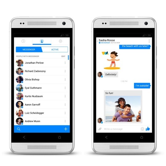 Facebook официально представил обновлённый Messenger для iOS и Android
