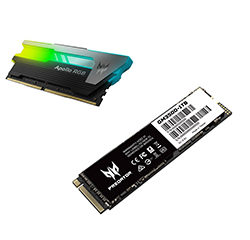 BIWIN представляє пам’ять і персональні пристрої збереження даних під брендами Acer і Predator