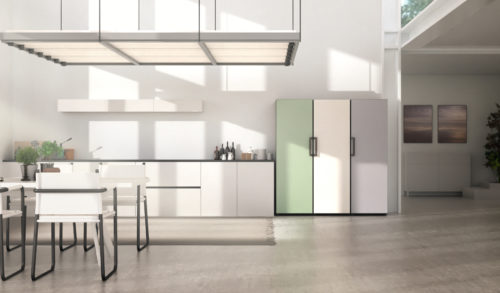 Виставка моделей холодильників і морозильників LG Objet Collection
