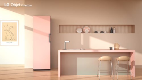 Виставка моделей холодильників і морозильників LG Objet Collection