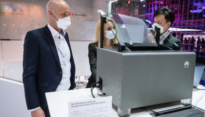 Рішення Huawei AR-HUD уперше представлене на автосалоні IAA MOBILITY 2021