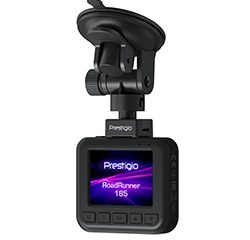 Відеореєстратор Prestigio RoadRunner 185 з режимом нічної зйомки та швидкознімним магнітним кріпленням