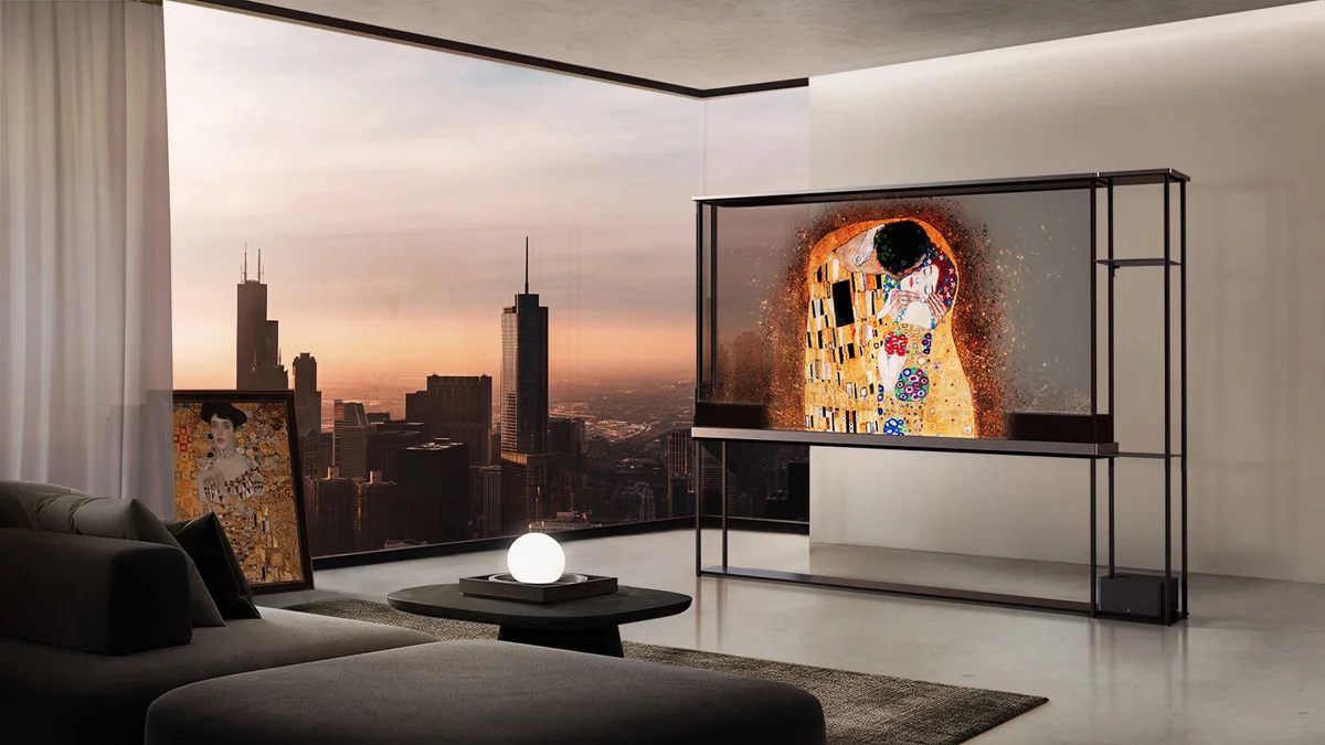 Перший у світі бездротовий прозорий OLED-телевізор переосмислює враження від екрану
